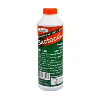 น้ำยากำจัดสิ่งอุดตัน กลิ่น น้ำยาย่อยจุลินทรีย์ BACTOCEL 3001 300 มล. น้ำยาทำความสะอาด ของใช้ภายในบ้าน BIOLOGICAL #3001 3