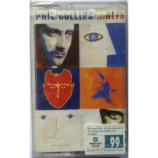 Cassette Tape เทปคาสเซ็ตเพลง Phil Collins Hits รวมเพลงฮิต 16 เพลง ลิขสิทธิ์ ซีล