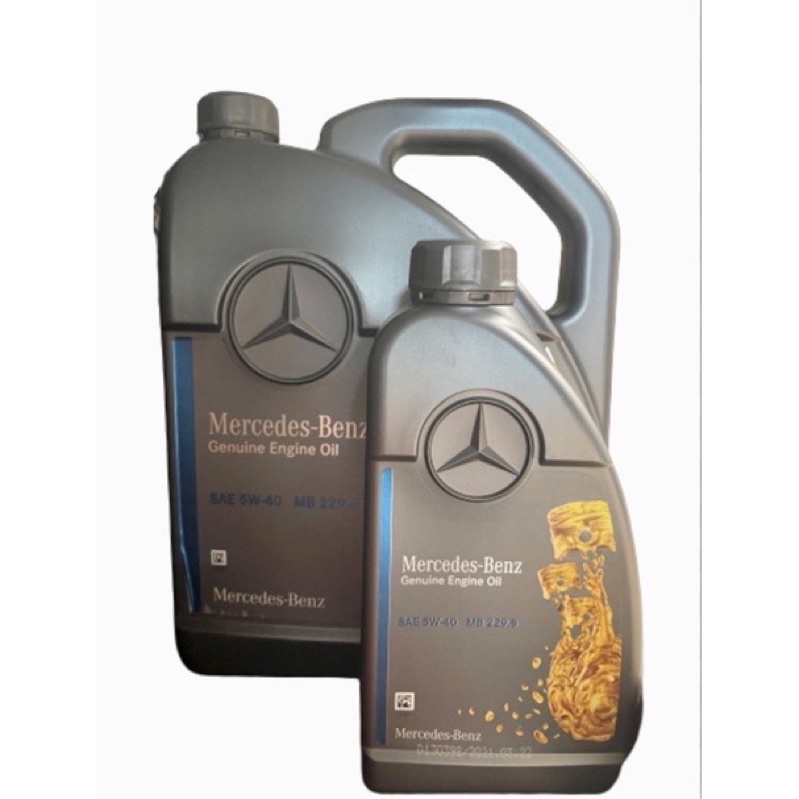 Merzedes-Benz ชุดน้ำมันเครื่อง6ลิตร SAE 5W-40 MB 229.5