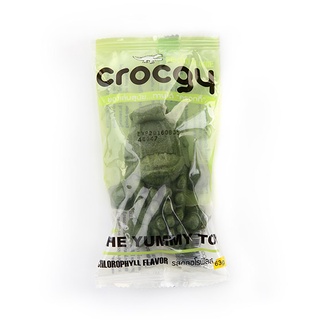 CROCGY คร๊อคกี้ ขนมขัดฟันสำหรับสุนัข รูปจระเข้ รสคลอโรฟิลล์ 63 กรัม