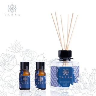 ICONCRAFT diffuser set Tai + Honey 100 ml + 10 ml + 10 ml VASSA ก้านไม้หอม