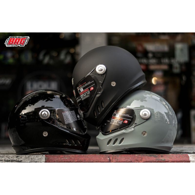 ใช้โค้ด SEPIG698 ลด70.-ไม่มีขั้นต่ำ Brg  helmet  รุ่น Retro ส่งฟรี!!!