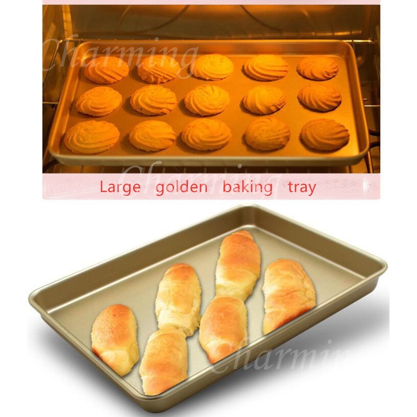 12inch Nonstick Large Baking Tray Carbon Steel Bakeware Pan Cake Mold