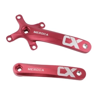 MEROCA CX FKQB จักรยาน crankset จักรยานเสือภูเขาสแควร์รูข้อเหวี่ยง 104BCD สําหรับ MTB 170mm32/34/36/38/40/42T โซ่ล้อจักรยานข้อเหวี่ยง