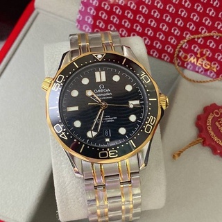 นาฬิกาข้อมือ mega รุ่น Seamaster Diver 300 Meter กรอบเซรามิค  -เรือนหน้าปัดขนาด  42 mm