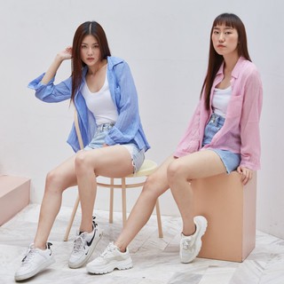 duckhood เสื้อเชิ้ตอัดพลีท รุ่น Neon Pleat Shirt