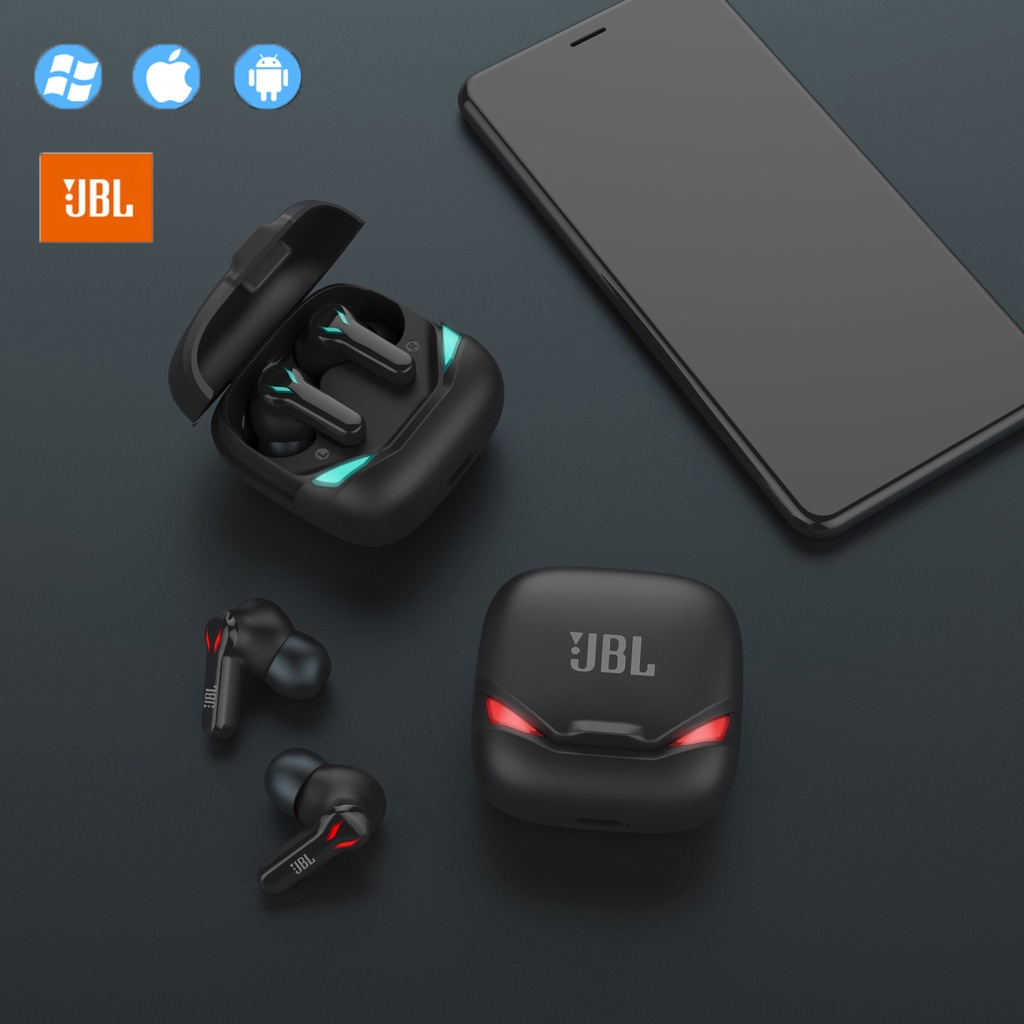 หูฟังบลูทูธ JBL หูฟังบลูทูธไร้สาย หูฟัง หูฟังไร้สาย เสียงเบสแน่น TWS 107 true wireless Bluetooth Hea