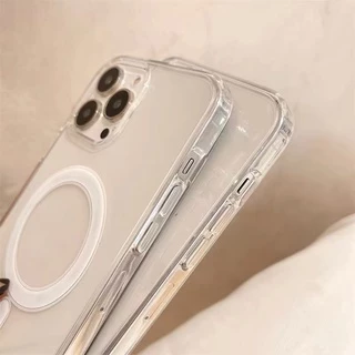 เคสใส แม่เหล็ก เคสเกราะกันกระแทกสำหรับ สำหรับ16p,17 pro,17pro max,i12,13pro max,i11,14,14plus,14pro max,15pro max,15plus