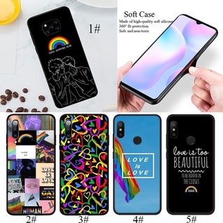 เคสโทรศัพท์มือถือแบบนิ่ม ลายหัวใจ สีรุ้ง DI22 LGBT สําหรับ Xiaomi Mi Poco X3 X2 C3 F3 F2 Pro NFC GT pocophone F1