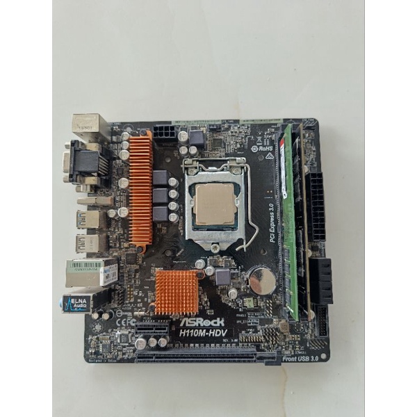 CPU i5 7500 MB h110m dvs ram 16 GB