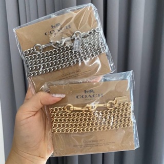 ✴️แท้ 💯% โค้ช CHAIN STRAP F31126 สายโซ่สะพายยาว