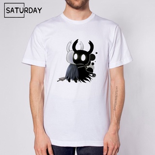 เสื้อยืด เสื้อเด็กหญิง Fashion Hollow Knight Mannen Wit Print T-shirt 2022 Cool Comfortabele Mannen Kleding Unisex