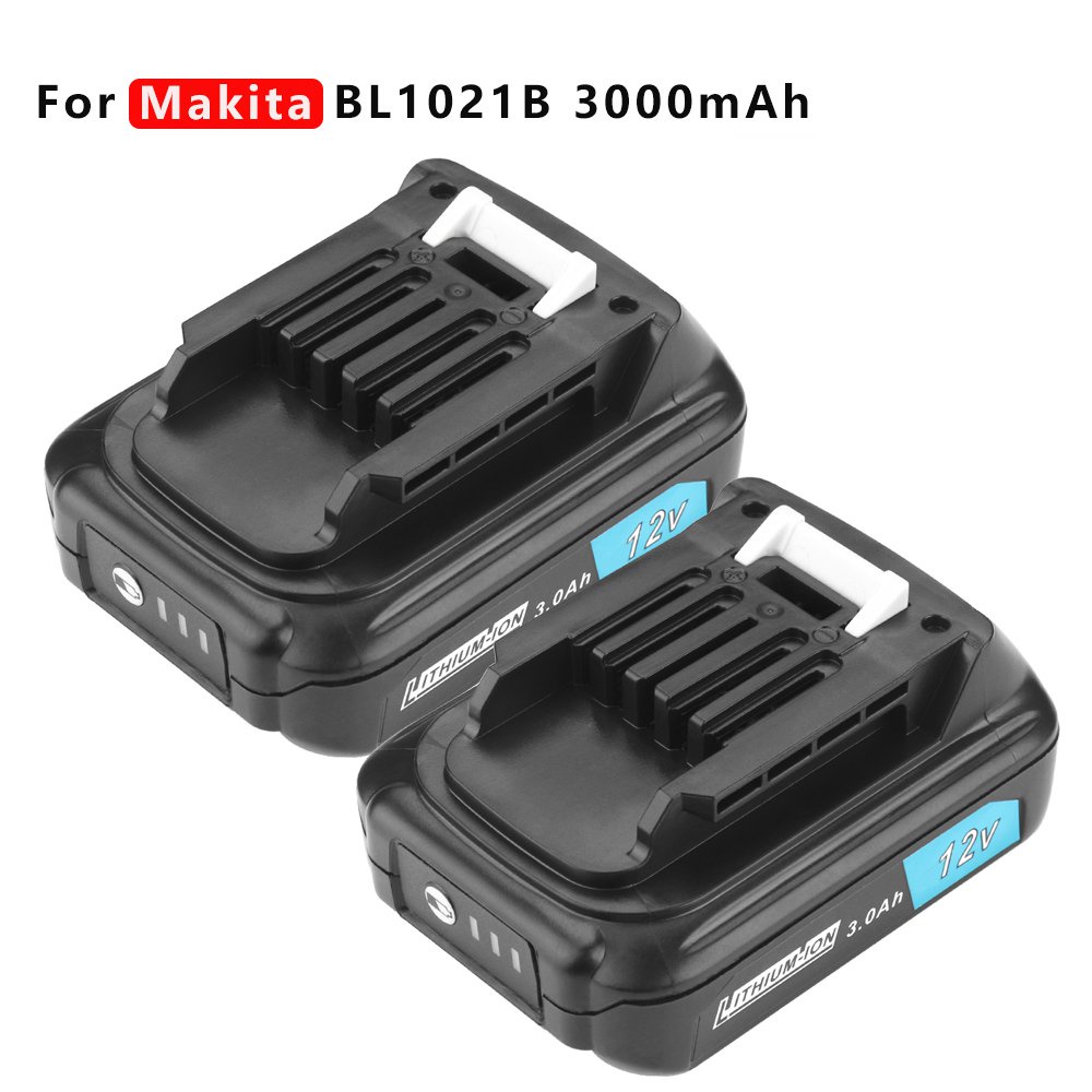 3000mAh แบตเตอรี่แบบชาร์จไฟสำหรับ Makita BL1021B BL1041B BL1015B BL1020B BL1040B 197402 เครื่องมือ