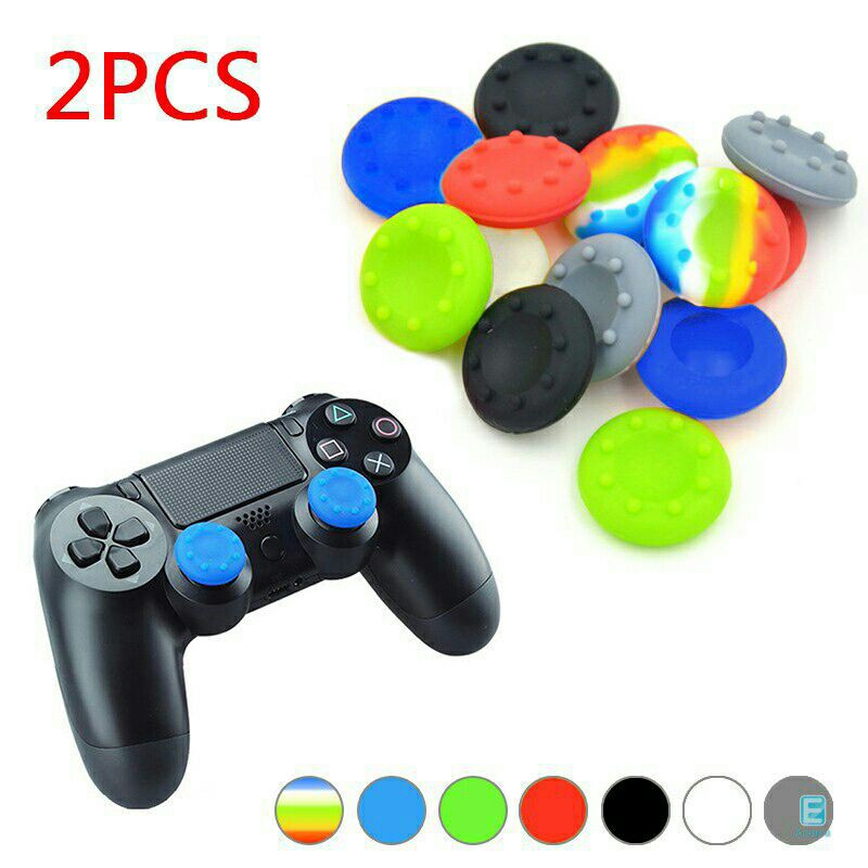 (คู่ละ) ยางครอบอนาล็อก จอย PS1 , PS2 , PS3 , PS4 , PS5 , XBOX ทุกรุ่น (2PC) Rubber Silicone Analog Controller