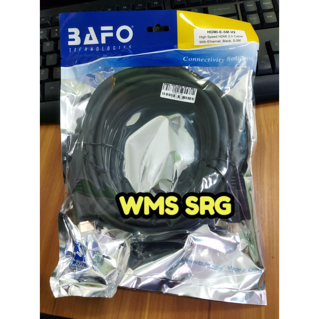 สาย HDMI Bafo 5M HDMI-E-5M-V2