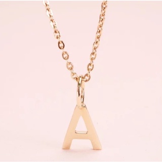 Grace Fine Jewelry จี้ทองแท้ 9K A Alphabet (จี้อย่างเดียว)