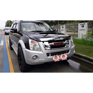 หน้ากระจัง DMAX All New 2012 แปลงเสร้จแต่งใส่ Isuzu mu-7 2007-2011 ให้เป็นหน้า D max All New + Logo สีแดง*การันตีคุณภาพ*