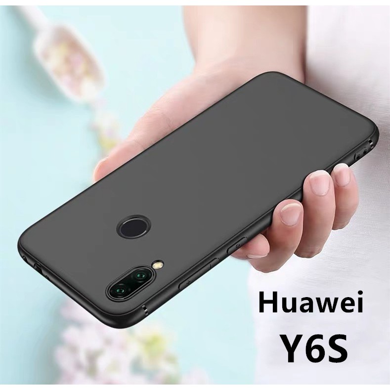 TPU CASE Huawei Y6 2019 / Y6s หัวเว่ย ซิลิโคนนิ่ม สวยและบางมาก มีสีดําและแดง [ส่งจากไทย]