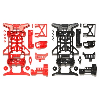 TAMIYA 95242 Jr Super X Chassis Set Reinforced (Red/Black)