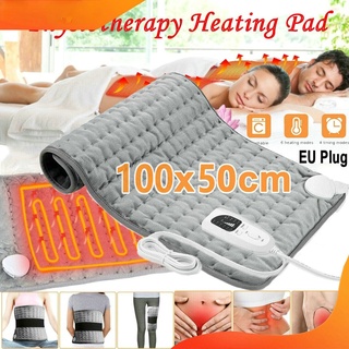 แผ่นให้ความร้อนไฟฟ้า60X30ซม ThermoPad Heating Pad ผ้าห่มไฟฟ้ารองคอหลังปรับความร้อนได้6ระดับ ระดับแผ่นความร้อนกายภถุงร้อน