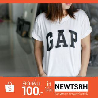 เสื้อGap พร้อมส่ง สีขาว