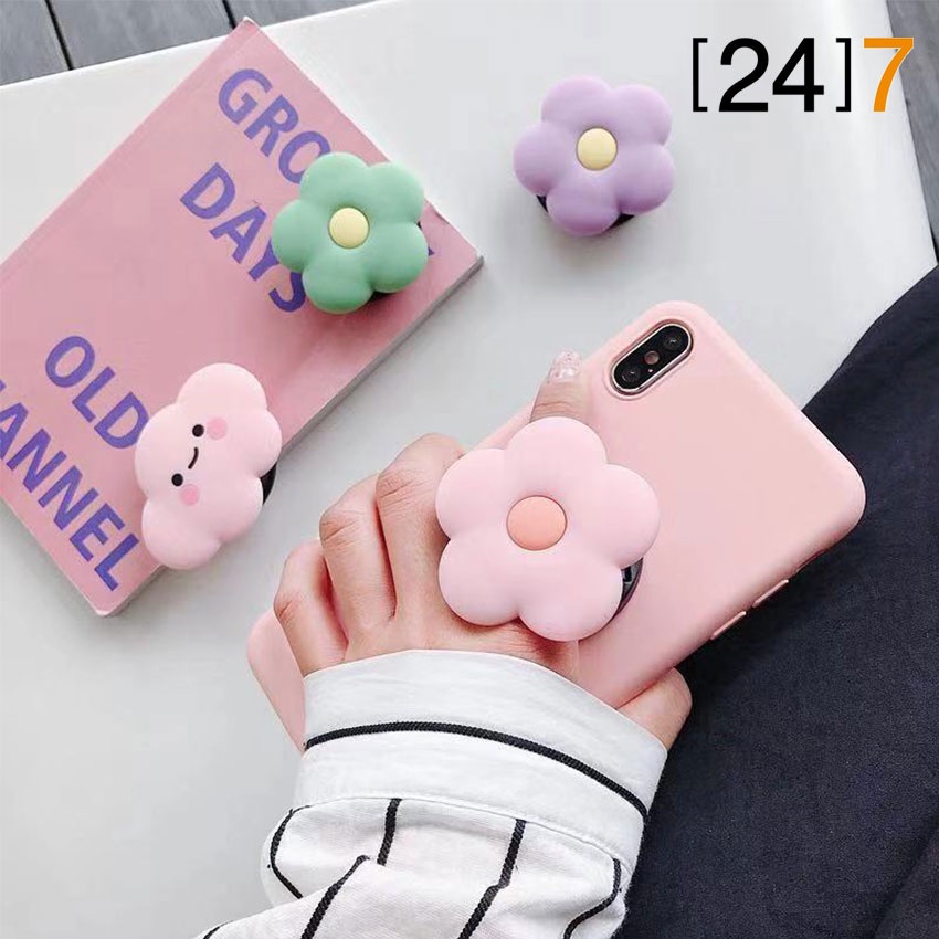 [24]7 ตัวป๊อปติดมือถือ ตัวการ์ตูน POPSOCKET/GRIPTOK/IRING ตัวติดมือถือ/กริ๊บต๊อก/ที่วางมือถือยืดออกตั้งได้