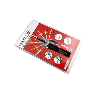 screwdriver 7IN1 MATALL SCREWDRIVER SET Hand tools Hardware hand tools ไขควง ไขควงชุด 7IN1 MATALL DT1019 เครื่องมือช่าง