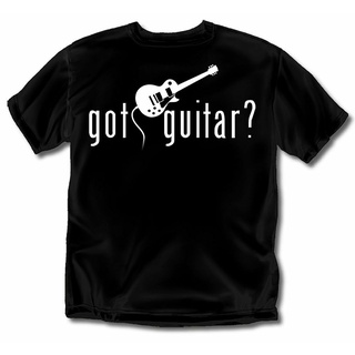 เสื้อยืดผ้าฝ้ายพิมพ์ลายคลาสสิก เสื้อยืดลําลอง ลาย Got Guitar เข้ากับทุกการแต่งกาย สําหรับผู้ชาย ดํา - - ผู้ใหญ่ 236226