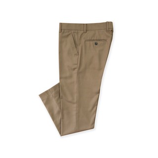 TWENTYSECOND ITALIAN WOOL PANTS - KHAKI