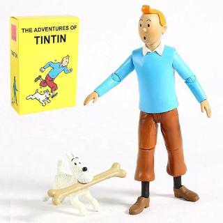 โมเดลของเล่นฟิกเกอร์ The Adventures Of Tintin And Milou