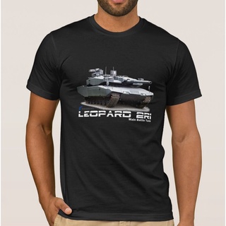 เสื้อยืดผ้าฝ้ายพิมพ์ลายขายดี เสื้อยืด พิมพ์ลาย German LEOPARD 2 Revolution Main Battle Tank สําหรับผู้ชาย ใหม่ เสื้อยืดล