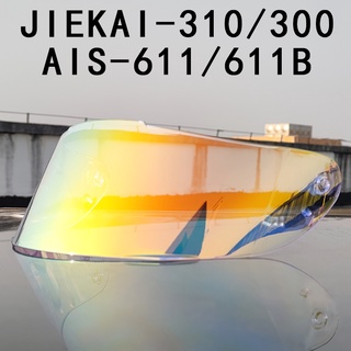 หมวกกันน็อค แบบเต็มใบ เลนส์รถจักรยานยนต์ สําหรับหมวกกันน็อคเต็มใบ JK-310 AIS-611 611B