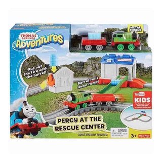 Thomas &amp;Friends Adventures Percy at the Rescue Center (FBC57) โทมัส แอนด์ เฟรนด์ เพอร์ซี่ รางรถไฟ รถไฟโทมัส ของเล่นเด็ก