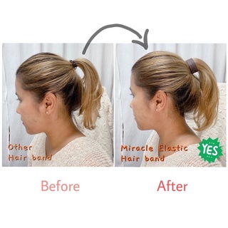 Miracle Hair Bands / ยางมัดผมมหัศจรรย์ ช่วยให้ผมดูหนาขึ้นง่ายๆ