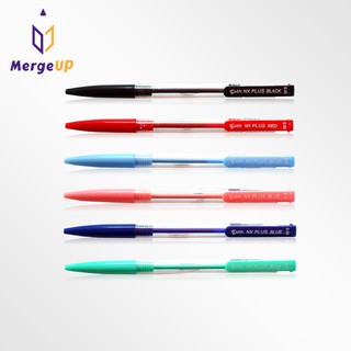 ปากกาลูกลื่น จีซอร์ฟ GSoft 0.38 mm. No.NXPLUS ปากกา G Soft แบบกด ปากกาสี