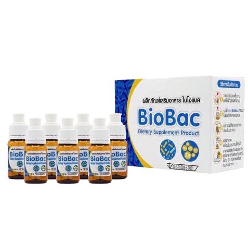 Biobac ผลิตภัณฑ์อาหารเสริม Synbiotoc