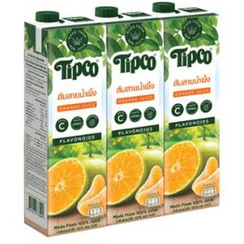 ส่งฟรี  ทิปโก้ น้ำส้มสายน้ำผึ้ง100% ขนาด 1000ml ยกแพ็ค 3กล่อง 1ลิตร 1L TIPCO SAINAMPHUENG ORANGE JUICE SAINUMPHUENG SAINAMPUNG     ฟรีปลายทาง