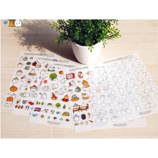 Molang sticker ver.1 สติกเกอร์โมแลง V.1 molang