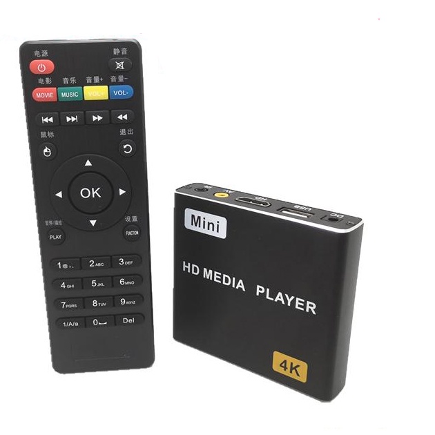 Mini 4K Advertising hdd media player เครื่องเล่น 4K แบบเสียบ USB ภายนอก มีตัวเลือกแบบ