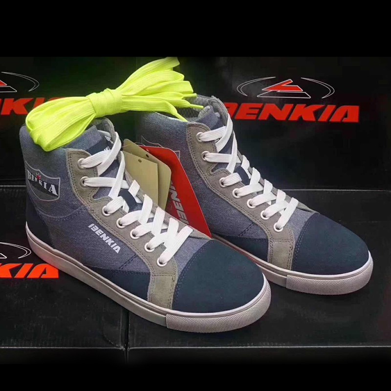 Explosive BENKIA HDF-SH200 รองเท้าขี่มอเตอร์ไซค์ผู้ชายแข่งรถมอเตอร์ไซค์ป้องกันการตกรองเท้าลำลองระบาย