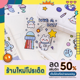 สติ๊กเกอร์น่ารัก แผ่นละ 1 บาท สติ๊กเกอร์น่ารักๆ  สติ๊กเกอร์การตูน PCV กันน้ำ พร้อมส่ง 🧡 Sticker 🧡