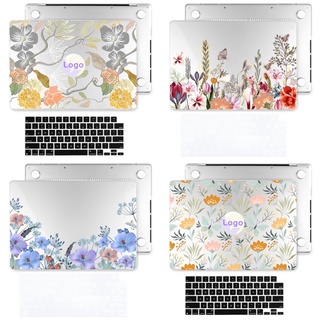 (ทุกรุ่น) ใหม่ เคสแล็ปท็อป ลายดอกไม้คริสตัล สําหรับ Macbook Air13.6 M2 Chip A2681 M1 Pro13.3 นิ้ว A2338 Air13 A2337 Pro14 16 A2442 A2485 A2251 A1708 A1989 A2159 A1466