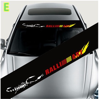 Ralliart สติ๊กเกอร์สะท้อนแสงกันน้ําสําหรับติดกระจกรถยนต์