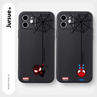 JURSUE เคสไอโฟน เคสซิลิโคนนุ่มกันกระแทกการ์ตูนน่ารักตลก เคสโทรศัพท์ Compatible for iPhone 13 12 11 Pro Max SE 2020 X XR XS 8 7 6 6S Plus พลัส D245