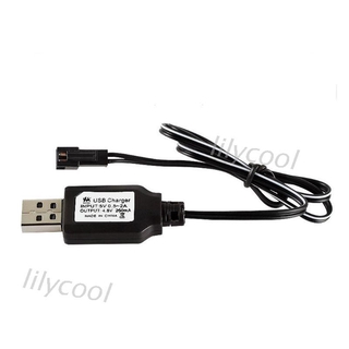 （3C） Charging Cable USB Charger Ni-Cd Ni-MH Batteries Pack SM-2P Plug Adapter 4.8V 250mA Output