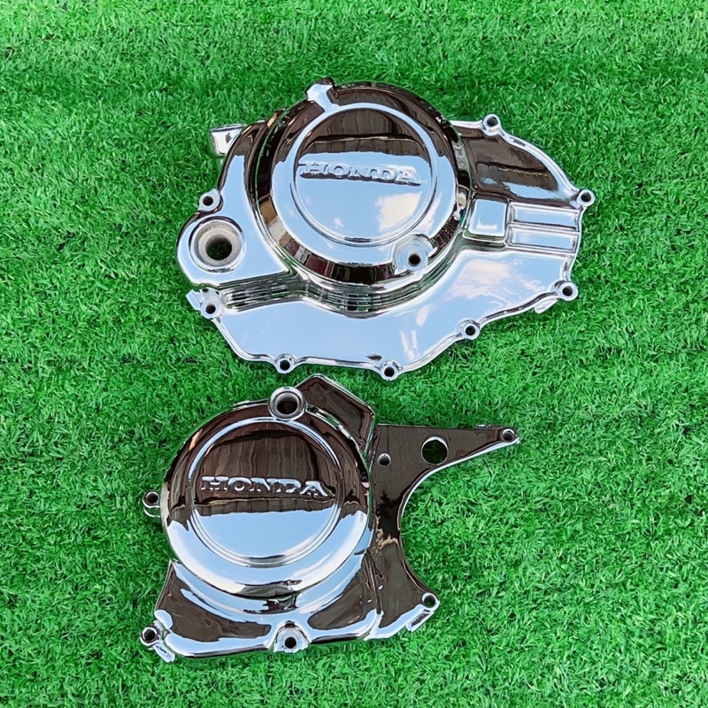 ฝาครอบเเคร้งโนวา 5เกียร์ ชุบโครเมี่ยม ฝาเครื่องโนวา ฝาครัชโนวา ฝาครัชโนวา