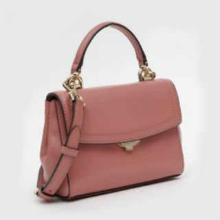 (พร้อมส่ง)*New*MICHAEL KORS Extra - Small leather crossbody - Rose