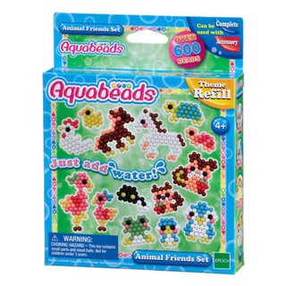 ลูกปัดสเปรย์น้ำ อควาบีท Animal Friends Set/ Aquabeads Animal Friends Set