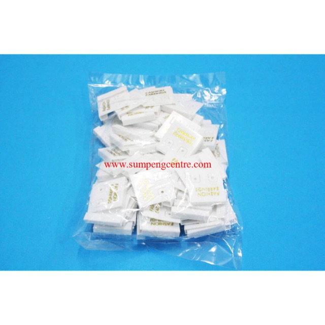 แป้นต่างหู (100 ชิ้น), มี 4 แบบให้เลือก