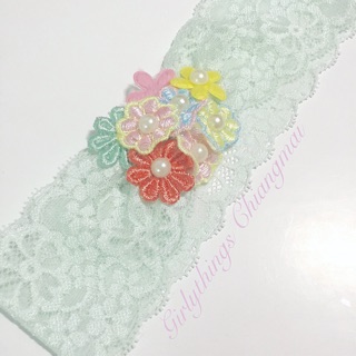 Sweet blossom lace headband